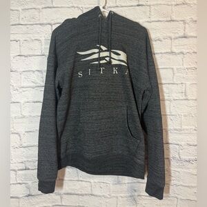 Sitka Icon Pullover Men's Gray Hoodie, Large